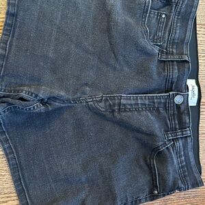 Women’s Angels Forever Ypung black jean shorts sz 12